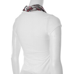Self Esteem Junior's Short-sleeve V-neck Tee and Scarf