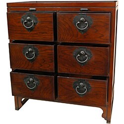 Black Iron Handle End Cabinet (China)