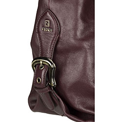 Fendi Purple Doctor B Tote Bag