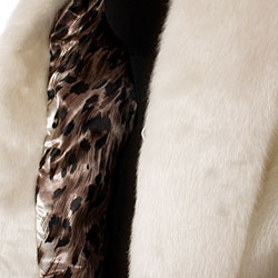 Dennis Basso Plus Size Faux Fur Coat