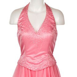 Hannah Women's Halter-style Evening Prom Gown