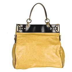 Balenciaga Lune Yellow and Black Tote