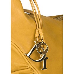 Christian Dior Yellow Gipsy Crescent Hobo Bag
