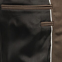 Claiborne Men's Olive Twist 2-button Suit