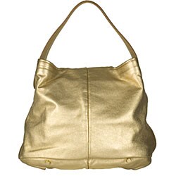 Yves Saint Laurent Capri Chevrette Gold Silk Bag