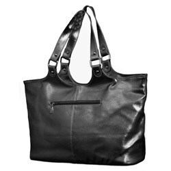 Lexy International Metallic Hobo Handbag