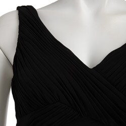 Adrianna Papell Pleated Bodice Dress