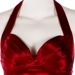 Wishes Beautiful Red Halter Neck Dress