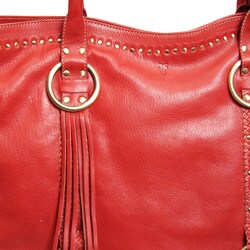 Frye Woven Fringe Tote Bag