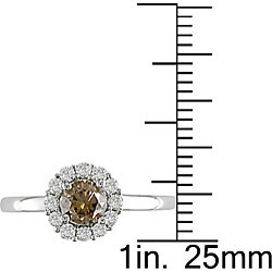 14k White Gold 3/4ct TDW Diamond Engagement Ring (H-J, I1-I2)