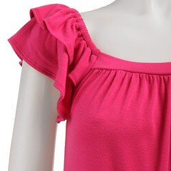 Necessary Objects Junior's Flutter-sleeve Shirt