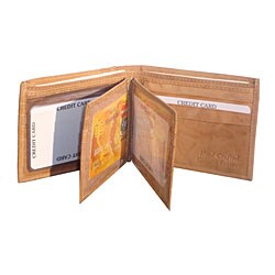 Kozmic Men's Leather Bi-fold Wallet