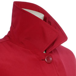 Regent Women's Petite Faux Silk 3/4-length Raincoat