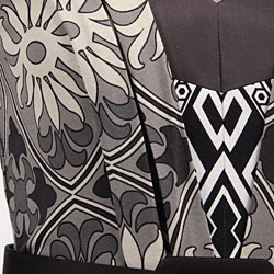 BCBGeneration Duo-print Belted Dress