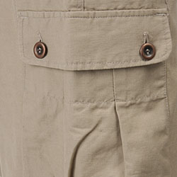 FINAL SALE M. Gordon Men's Linen Cargo Shorts