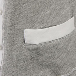 C&C California Women's Jersey Mix Tie Cardigan