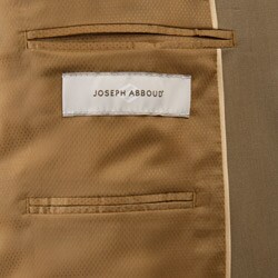 Joseph Abboud Men's Tan Wool 3-button Suit