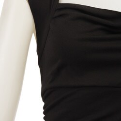 Necessary Objects Junior's Plus Size Shirred Waist Dress