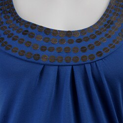Stephanie Rogers Women's Medallion Neckline Tank Dress