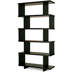 Staggered-shelf Bookcase
