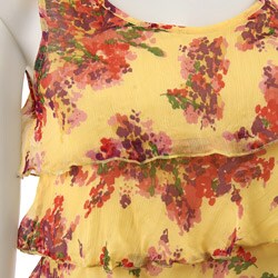 FINAL SALE Angie Junior's Nolita Print Chiffon Top
