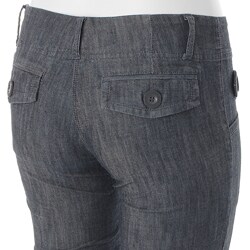 Ci Sono by Adi Junior's Low-rise Denim Bermuda Shorts