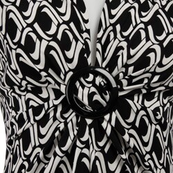 Connected Apparel Women's Black/ White Jersey Dress