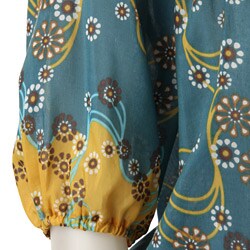 Renee C. Women's 3/4-sleeve Printed Top