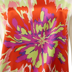 FINAL SALE Renee C. Women's Satin Short-sleeve Shirt
