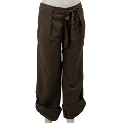 James Perse Women's Linen Blend Tie-front Pants