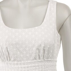 Calvin Klein Women's Sleeveless Textured Cotton Sundress