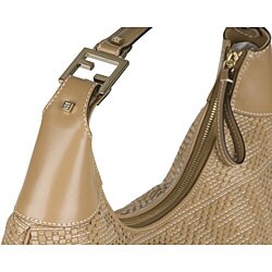 Fendi 'Forever' Camel Zucca Hobo