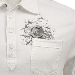 Calvin Klein Men's Short-sleeve White Polo Shirt