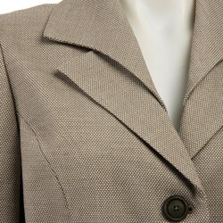 Larry Levine Women's 'Birdseye' Pant Suit