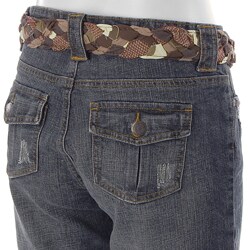 Apt. 9 Women's Distressed Belted Bermuda Shorts