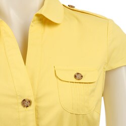 FINAL SALE Tahari ASL Women's Self-belt Shirt Dress