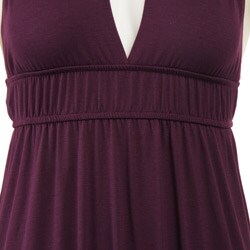 Necessary Objects Junior's Loop-back Maxi Dress