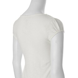 Ci Sono by Adi Junior's Scoop-neck Ruffle Trim Top