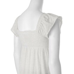 Ci Sono by Adi Junior's Square-neck Cap-sleeve Top