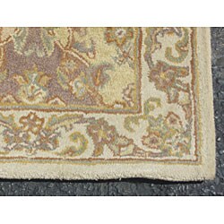 Indo Tabriz Beige Runner Rug (2'6 x 8')