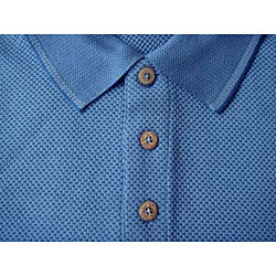 Anthology Men's Silk/ Cotton Two-tone Polo Shirt