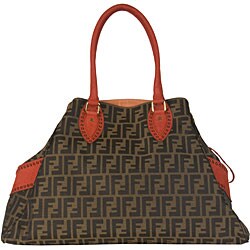Fendi 'Bag de Jour' Tabacco Zucca Canvas Bag