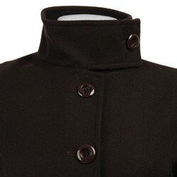 Nicole Miller NY Women's Wool Short Belted Coat