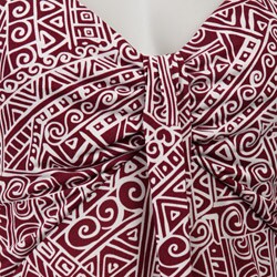 Glamour Women's Plum Print Dress