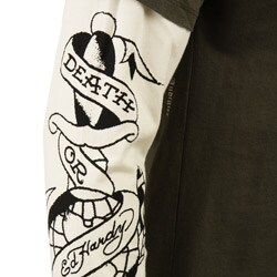 Ed Hardy Men's Double-sleeve 77 Eagle Tee