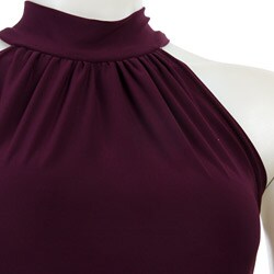 Nice Wear Women's Stretch Solid Knit Sleeveless Dress
