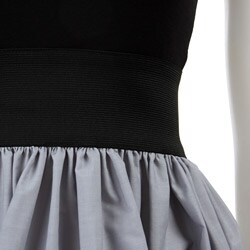 Necessary Objects Junior's Colorblock Babydoll Dress