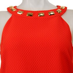 MICHAEL Michael Kors Women's Beaded Neck Dress