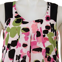 FINAL SALE Kensie Girl Junior's Pink/ Black Printed Dress