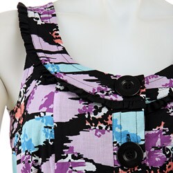 FINAL SALE Kensie Girl Junior's Belted Bouquet Dress